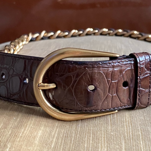 Miu Miu leather chain belt - Picture 4 of 9